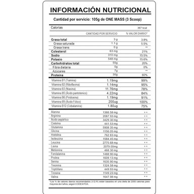 PROTEÍNA INNOVATE NUTRITION SUERO LECHE INN ONE MASS 2 KG CHOCOLATE + SHAKER - 2