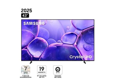 TELEVISOR SAMSUNG CRYSTAL 43 ULTRA HD UN43U8000FGXPE - 2