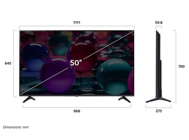 SMART TV LG 50” 4K UHD CON THINQ AI 50UA7300PSB 2025 + CONTROL MAGIC MR25GA - 6