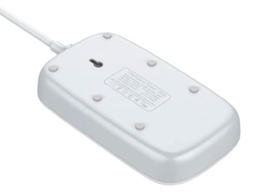 EXTENSIÓN TOMA CORRIENTE LDNIO SC4407 4 POWER SOCKET + 4 USB - BLANCO - 3