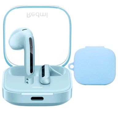 AUDIFONOS REDMI BUDS 6 ACTIVE + CASE PROTECTOR CELESTE - 1