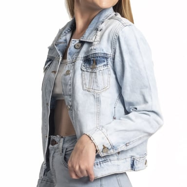 CASACA MUJER COTTONS JEANS IDARA - 3