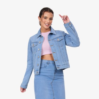 CASACA MUJER COTTONS JEANS CONSTANZA - 4