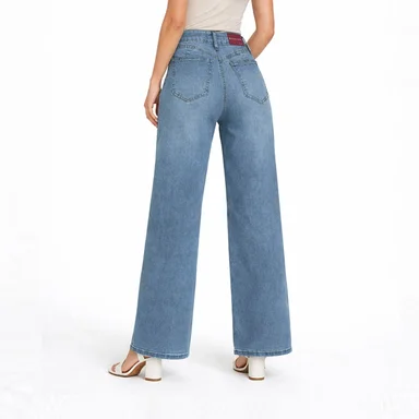 JEAN WIDE LEG PARA MUJER COTTONS JEANS ALIA - 3