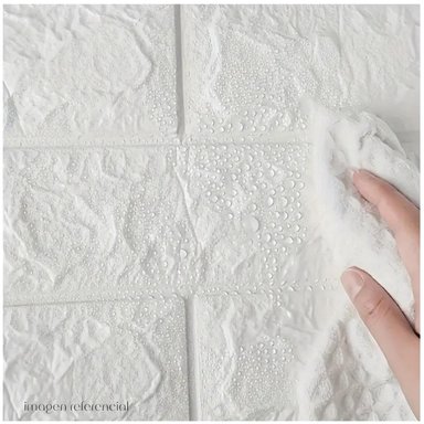 PACK X50 PAPEL TAPIZ ESPUMA 3D PEGATINA AUTOADHESIVA DE PARED 77X70CM - 3