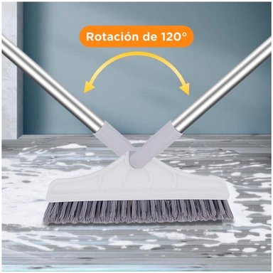 ESCOBA CEPILLO DE LIMPIEZA SECADOR 2EN1 ROTACIÓN 120° BL C16 - 2