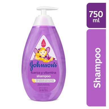 SHAMPOO JOHNSON & JOHNSON BEBÉ FUERZA Y VITAMINA 750 ML - 1