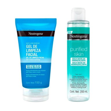 NEUTROGENA LIMPIADOR GEL DEEP CLEAN + AGUA MICELAR - 1