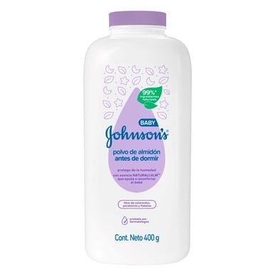 TALCO ALMIDÓN JOHNSON ANTES DORMIR 400GR - 2