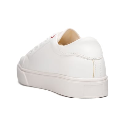 ZAPATILLA AREZZO - BLANCO CON ROJO - 3