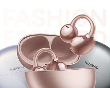 AUDÍFONOS HUAWEI INALÁMBRICO TRUE WIRELESS FREECLIP BLUETOOTH ROSA - 6