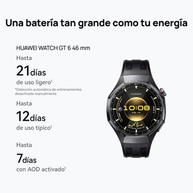 SMARTWATCH HUAWEI WATCH GT 6 46MM - VERDE | BATERÍA HASTA 21 DÍAS* | BIENESTAR EMOCIONAL - 4