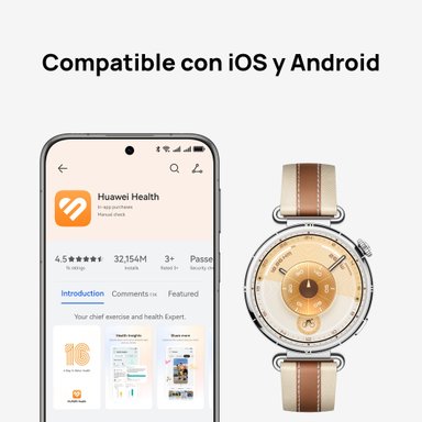 SMARTWATCH HUAWEI WATCH GT 6 41MM - MARRÓN | BATERÍA HASTA 14 DÍAS* | BIENESTAR EMOCIONAL - 8