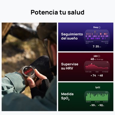 SMARTWATCH HUAWEI WATCH GT 6 PRO 46MM - NEGRO | BATERÍA HASTA 21 DÍAS* | TITANIO Y CRISTIAL DE ZAFIRO - 9