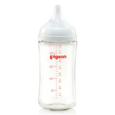 BIBERÓN PIGEON VIDRIO 240ML ANTICÓLICO Y LIBRE DE BPA - 5