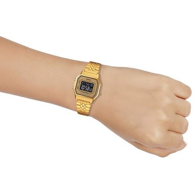 RELOJ CASIO MUJER DIGITAL LA680WGA-9BDF DORADO - 5