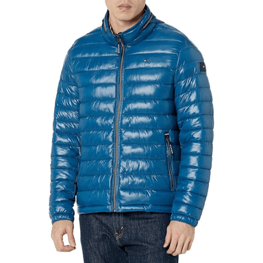 CASACA TOMMY HILFIGER ULTRA LOFT PUFFER - AZUL - 1
