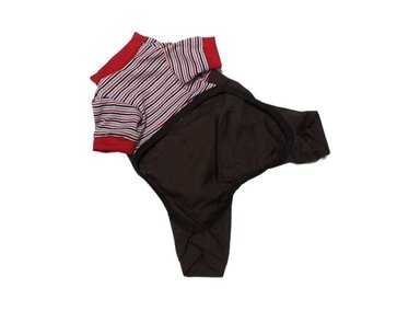 DISFRAZ FRANELA PERRO Y GATO ENTERIZO DISEÑO'S PET CHAVO TALLA 1 - 2