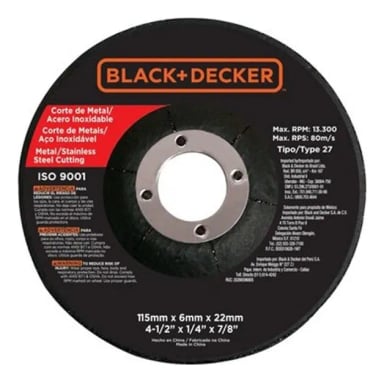 ESMERIL ANGULAR 4-1/2 820 W + 1 DISCO ABRASIVO G720K-B2C - 5