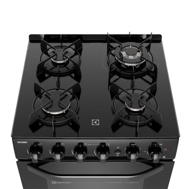 COCINA DE PIE ELECTROLUX 4 HORNILLAS FE4GPR NEGRO - 3
