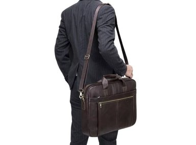 MALETÍN DE CUERO VACUNO MODELO HERMES 5013 (LAPTOP 17') - 5