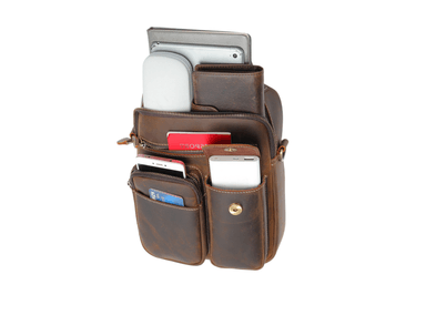 MORRAL ARMUZ 3552 CUERO CAFÉ VACUNO - 2