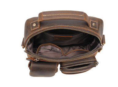 MORRAL ARMUZ 3552 CUERO CAFÉ VACUNO - 4