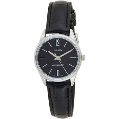 RELOJ CASIO MUJER ANÁLOGO LTP-V005L-1B NEGRO - 2