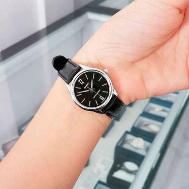 RELOJ CASIO MUJER ANÁLOGO LTP-V005L-1B NEGRO - 5