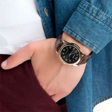 RELOJ CASIO HOMBRE ANÁLOGO MTP-V001GL-1B - 4