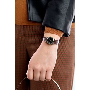 RELOJ CASIO MUJER ANÁLOGO LTP-V002GL-1B MARRÓN - 5