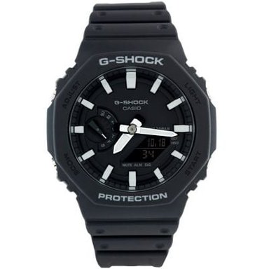 RELOJ CASIO G-SHOCK HOMBRE ANÁLOGO GA-2100-1A NEGRO - 1