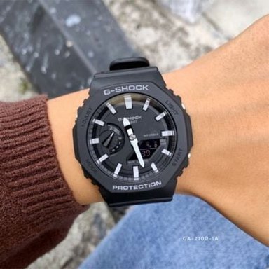 RELOJ CASIO G-SHOCK HOMBRE ANÁLOGO GA-2100-1A NEGRO - 5