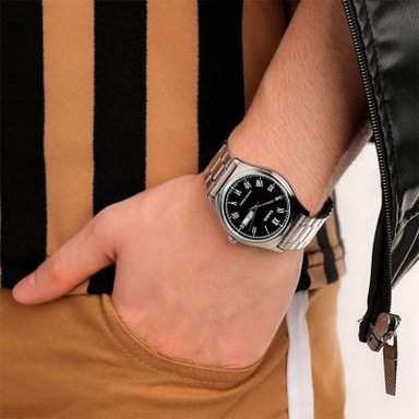 RELOJ CASIO HOMBRE ANÁLOGO MTP-V006D-1B PLATEADO - 5