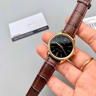 RELOJ CASIO MUJER ANÁLOGO LTP-V005GL-1B MARRÓN - 3