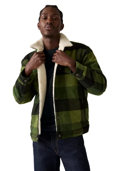 CASACA HOMBRE RELAXED FIT PLAID VERDE LEVIS A6030-0010 - 3