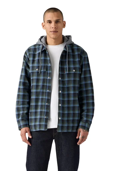 CASACA HOMBRE FRANCISCO SHERPA FLANNEL AZUL LEVIS 003AZ-0000 - 1