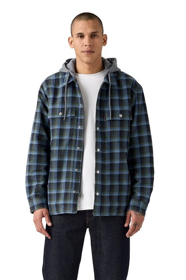 CASACA HOMBRE FRANCISCO SHERPA FLANNEL AZUL LEVIS 003AZ-0000 - 1