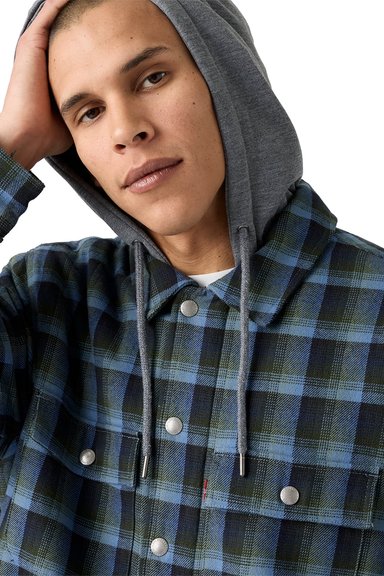 CASACA HOMBRE FRANCISCO SHERPA FLANNEL AZUL LEVIS 003AZ-0000 - 3