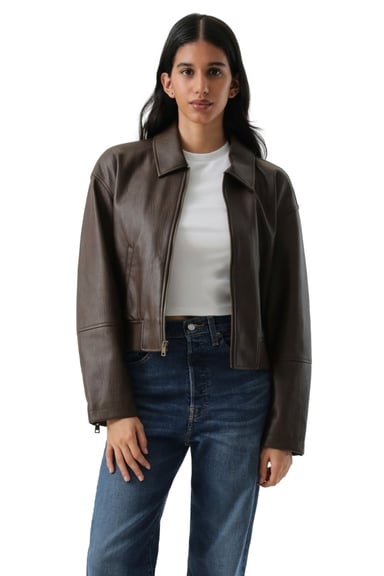 CASACA MUJER SHRUNKEN BOMBER CAFÉ LEVIS 59544-0731 - 1