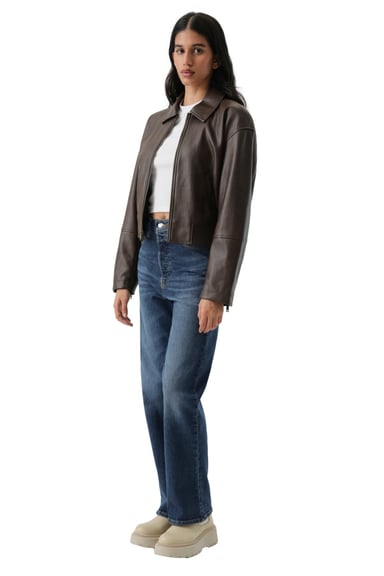 CASACA MUJER SHRUNKEN BOMBER CAFÉ LEVIS 59544-0731 - 4