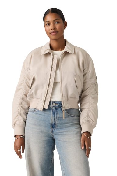 CASACA MUJER BOWIE CROP BOMBER GRIS LEVIS 005AQ-0002 - 3