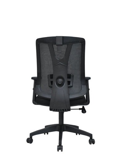SILLA DE OFICINA GERENCIAL ERGONÓMICA - NAVY NEGRO - 3
