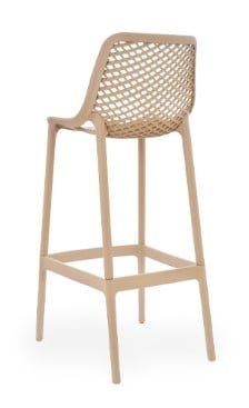 SILLA BAR CAJERA - BERLIN BEIGE - 3