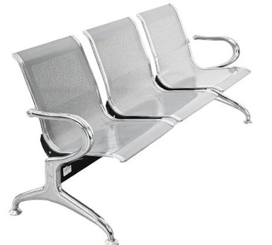 SILLA DE ESPERA TANDEM - CROMADA ST3 - 2