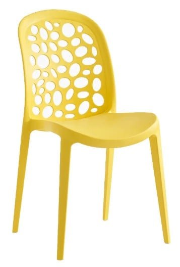 SILLA COMEDOR TERRAZA - BURBUJA AMARILLO - 2