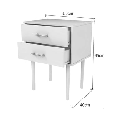 VELADOR KALI BLANCO - DIBA MUEBLES - 3