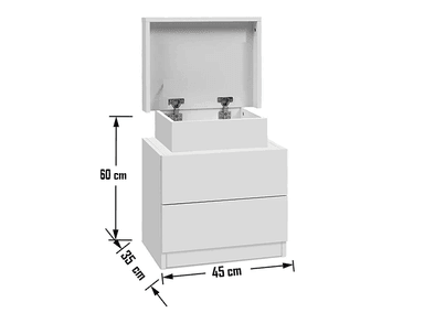 VELADOR DIBA MUEBLES GREY BLANCO - 4