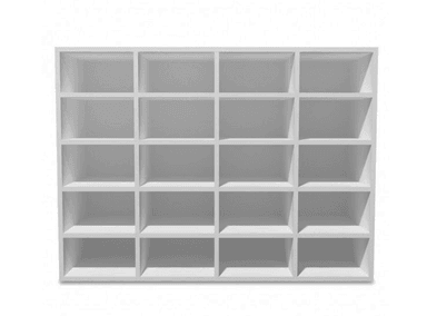 ZAPATERA DIBA MUEBLES EROS BLANCO - 2