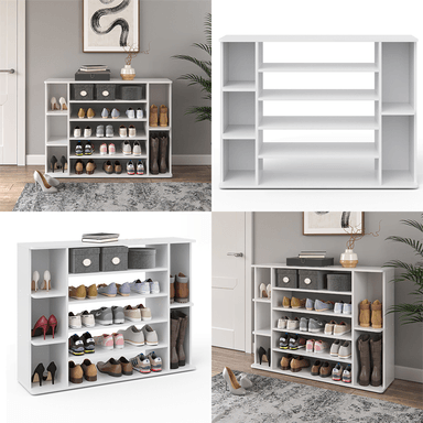 ZAPATERA DIBA MUEBLES YUMO BLANCO - 2